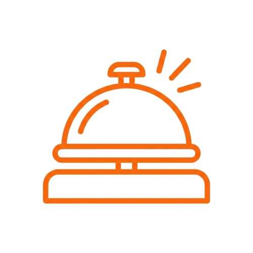 Service bell icon for Le Chalet Savoyard B&B in La Plagne Tarentaise