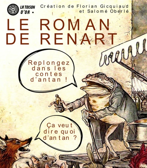 Couverture du Roman de Renart, gîte Château du Fraisse à Nouic, France, thème littéraire