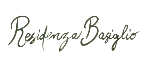 Logo in script di Residenza Basiglio, un bed and breakfast a Ceva, Italia