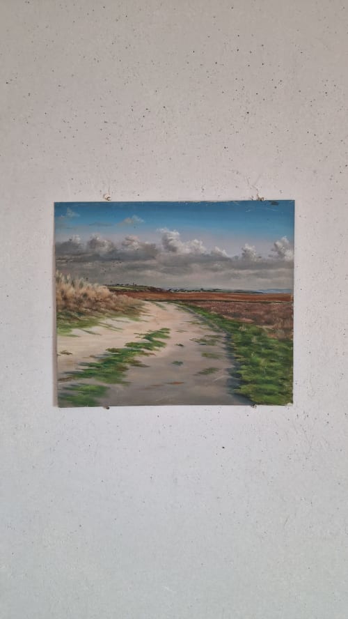 Paysage fluvial pittoresque avec marais et nuages à l'Hôtel Rose, Beauvoir