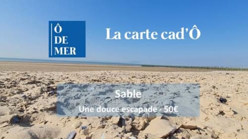 Carte de plage Ô de Mer Sangatte offre Sable: une douce échappée à 50€