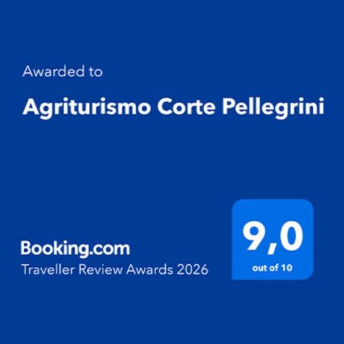 Agriturismo Corte Pellegrini premiato 9.0/10 nei Booking.com Traveller Review Awards 2026