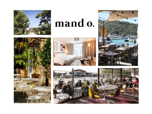 Hôtel boutique Mando à Béziers avec jardins, chambres modernes, restaurant en bord d'eau et espaces extérieurs élégants