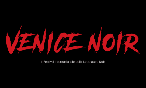 Logo del festival Venige Noir per la letteratura noir a Venezia, Italia