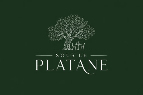 Logo du restaurant Sous Le Platane de l'hôtel Lieu-dit Boulage à Marquefave, France
