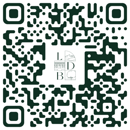 Code QR de l'hôtel Lieu-dit Boulage à Marquefave, France avec logo centré