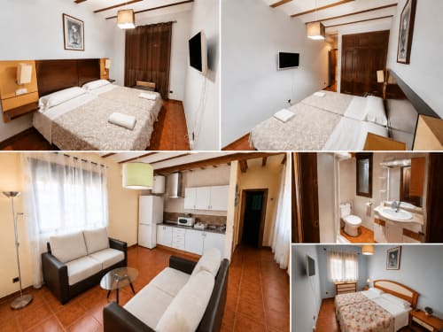 Casa de dos dormitorios en Finca El Arroyo, Alcaraz - villa con dormitorios, cocina, sala de estar y baño