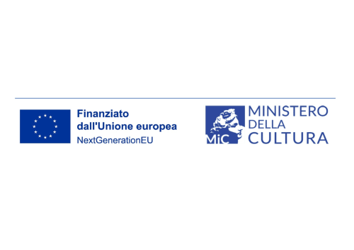 Loghi EU NextGenerationEU e Ministero della Cultura italiano a sostegno di Domus Smartrooms a Sellia