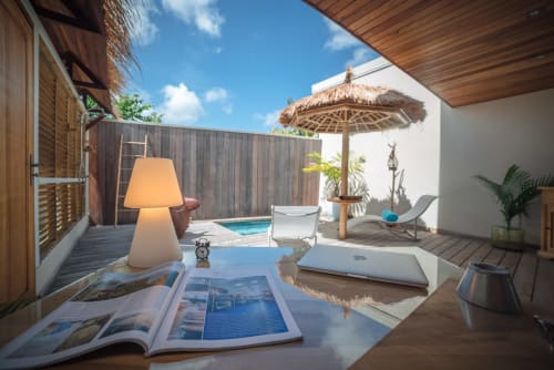 Suite Tobago piscine privée terrasse 31m² Hôtel Maison Clémentine Fort-de-France