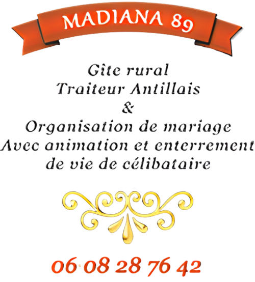 Carte de visite du gîte rural Madiana 89 avec coordonnées, services d'hébergement à Bellechaume en France