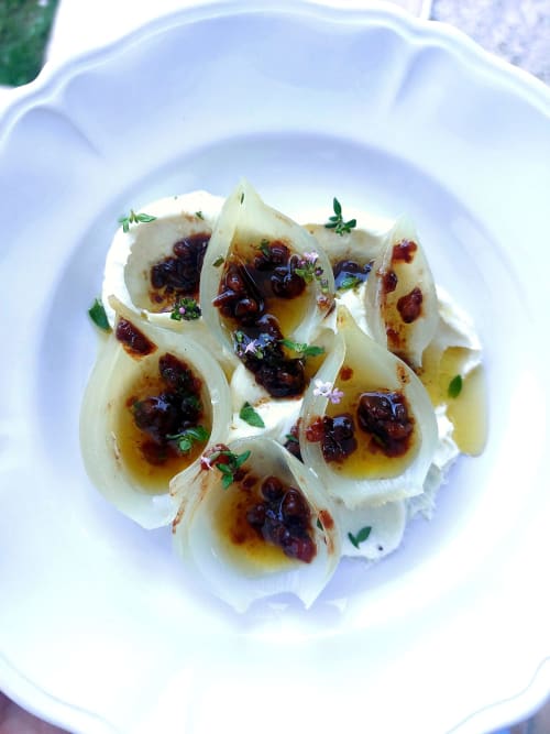 Ostriche gourmet con melograno ed erbe aromatiche presso Aura Relais, fine dining a Numana