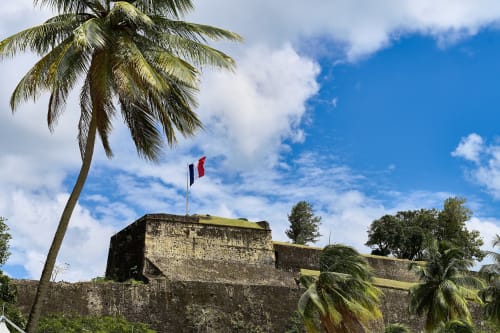 Fort Saint-Louis Fort-de-France Martinique, près de l'hôtel La Maison de Clementine