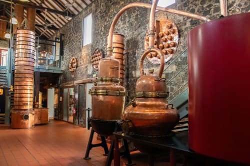 Alambic cuivre distillerie rhum agricole Martinique