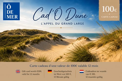 Carte cadeau Ô de Mer 100€ - Gîte face à la mer à Sangatte avec dunes et paysage côtier