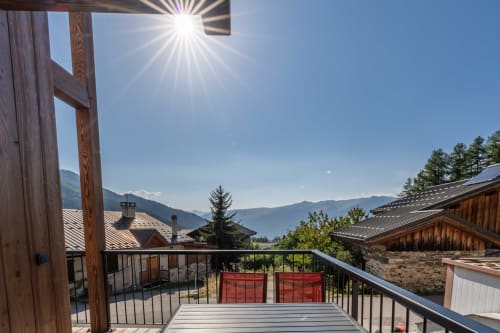 Balcon de l'Alp'In avec vue sur les montagnes, La Plagne Tarentaise Alpes