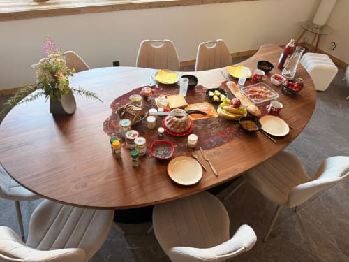 Élégante sélection de charcuterie et petit-déjeuner à L'Alp'In B&B à La Plagne Tarentaise, France