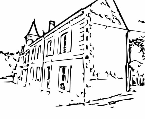 Gîte rustique à Courdemanche aux murs de pierre couverts de lierre et architecture traditionnelle