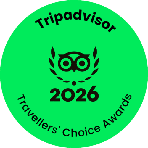 TripAdvisor 2026 Travelers' Choice Awards badge for OPOA BEACH HÔTEL in Uturoa
