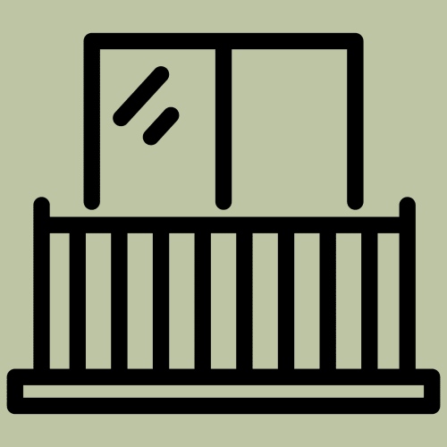 Icono de cuna para Hostal Zaragoza Centro, hotel en Zaragoza, España con alojamientos familiares