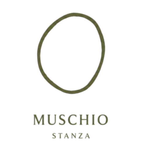La camera Muschio della Villa Rosati a Sanzeno, Trentino, Italia