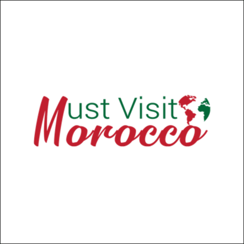 Logo touristique Maroc à découvrir avec globe vert et rouge pour l'hôtel Eucalyptus Ethnic à Essaouira