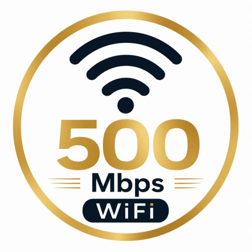 500 Mbps WiFi connectivity badge for Les Suites de Montigny, Aix-en-Provence