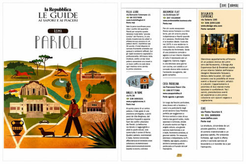 La Repubblica Rome travel guide featuring Parioli neighborhood hotels and B&Bs