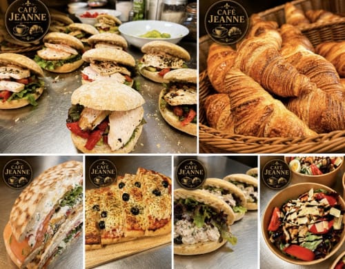 Pâtisseries et sandwichs Café Jeanne : croissants, sandwichs gourmands et salades à l'Hôtel le tilleul, Corps