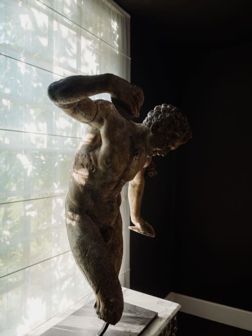 Classical stone sculpture displayed in Castanea Business & Suites, Merelbeke-Melle
