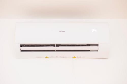 Unità di climatizzazione Haier installata nella suite di La Superba Stay Genova