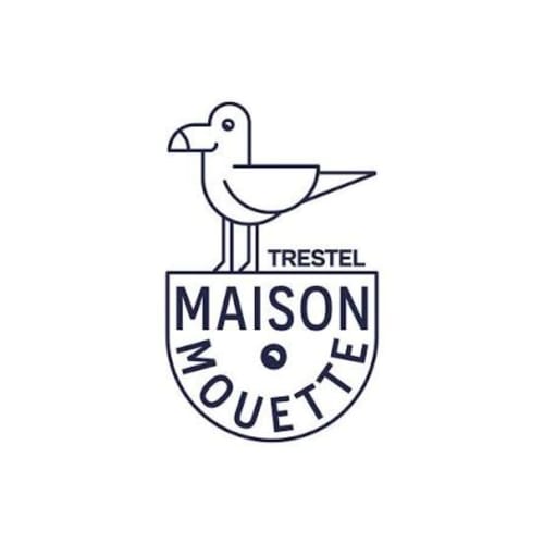 Logo Trestel Maison Mlouette avec une mouette, gîte bed and breakfast La Maison 1903 à Trévou-Tréguignec