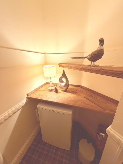 Luxury bathroom at The Usk Guest house in Brecon with modern amenities and elegant décor