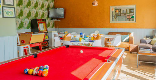 After breakfast maybe a game or two of pool?