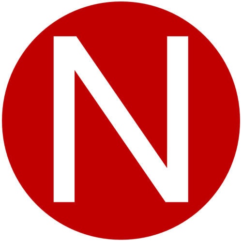 Netflix-Logo: roter Kreis mit weißem N-Symbol