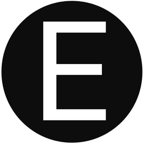 Logo mit Buchstabe E für Vindihouses, ein Bed & Breakfast in Épinac, Frankreich