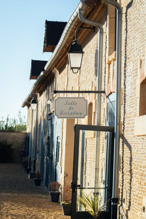 Entrée de la Salle de Réception du Domaine Du Grand Fort, maison d'hôtes à Banneville la Campagne, France