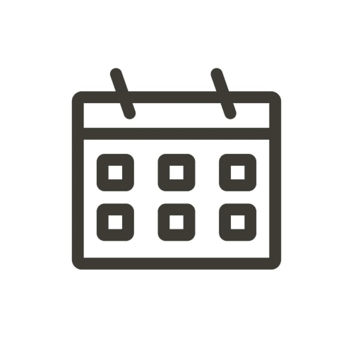 Icona calendario per il sistema di prenotazione del bed and breakfast Corte Livia a Forlì, Italia
