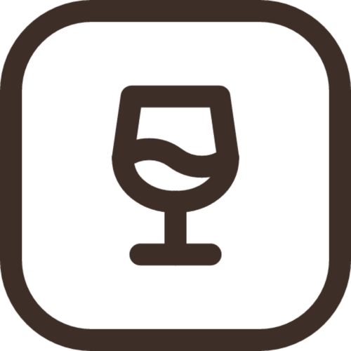 Weinglas-Icon für das Hotel Casa Azcona in Zizur Mayor, Spanien