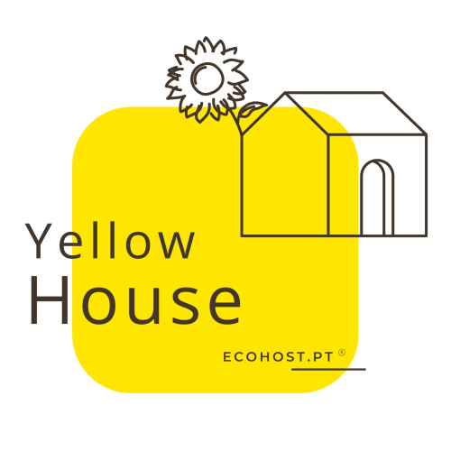 Yellow House eco-friendly hotel in Matosinhos with sunflower and modern architecture design
