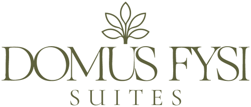 Logo Domus Fysi Suites con elegante design a foglia, bed and breakfast a Palermo, Italia