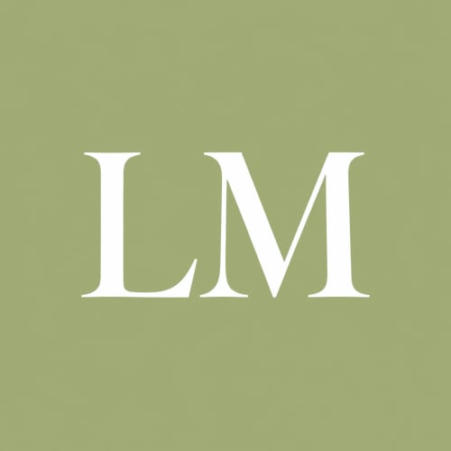 Logotipo LM de Casa La Almedina, casa rural con alojamiento y desayuno en Casarabonela, España