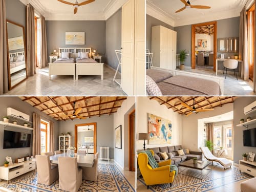 Apartamento de lujo en el centro de Valencia con dormitorios, salón, comedor y comodidades modernas