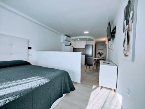 Debora Studio apartment at Manage Home Tenerife in Costa Adeje with bed, kitchenette, and modern furnishings
