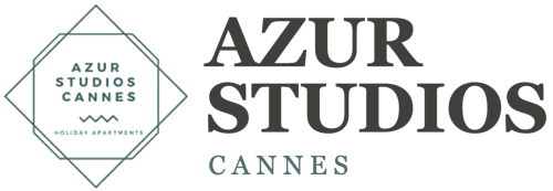 Azur Studios Cannes logo and branding for holiday apartments in Cannes, France