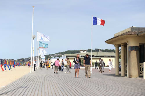 La plage et les Planches de Deauville, à 30 minutes des gîtes