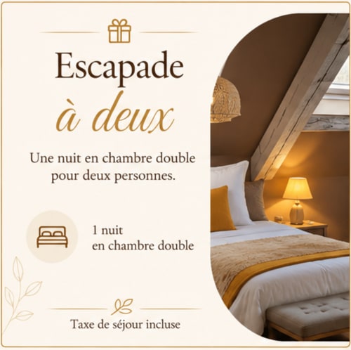 Forfait « Escapade à deux » au Domaine d'Hérambault : une nuit en chambre double dans le Pas-de-Calais, France