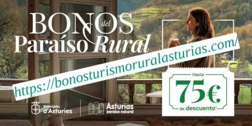 Promoción de bonificación rural para apartamentos La Bardenilla en Siejo, Asturias con descuento de hasta 75€