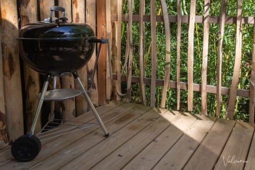 Le barbecue à disposition.