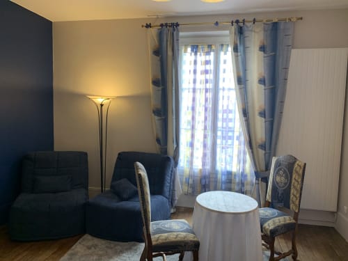 Chambre Aiguemarine du Gîte des Sources du Domaine d'Auxonnettes