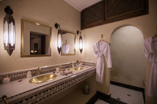 salle de bain - vacances au Riad les clos des arts - Maroc